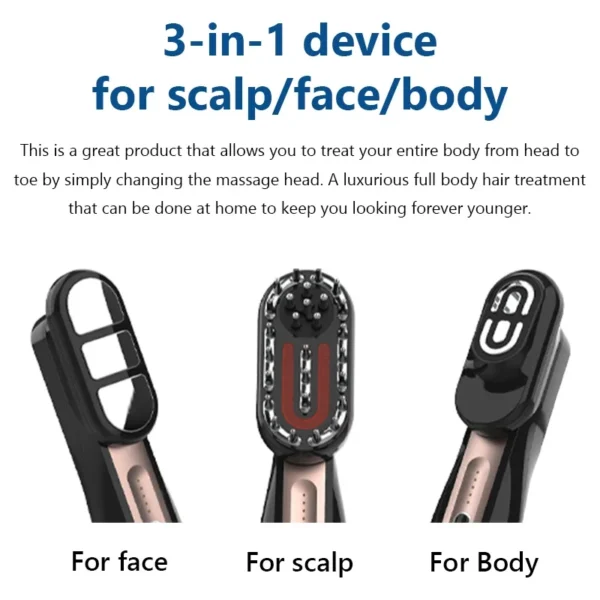 3 In 1Electric Massage Comb - Image 4